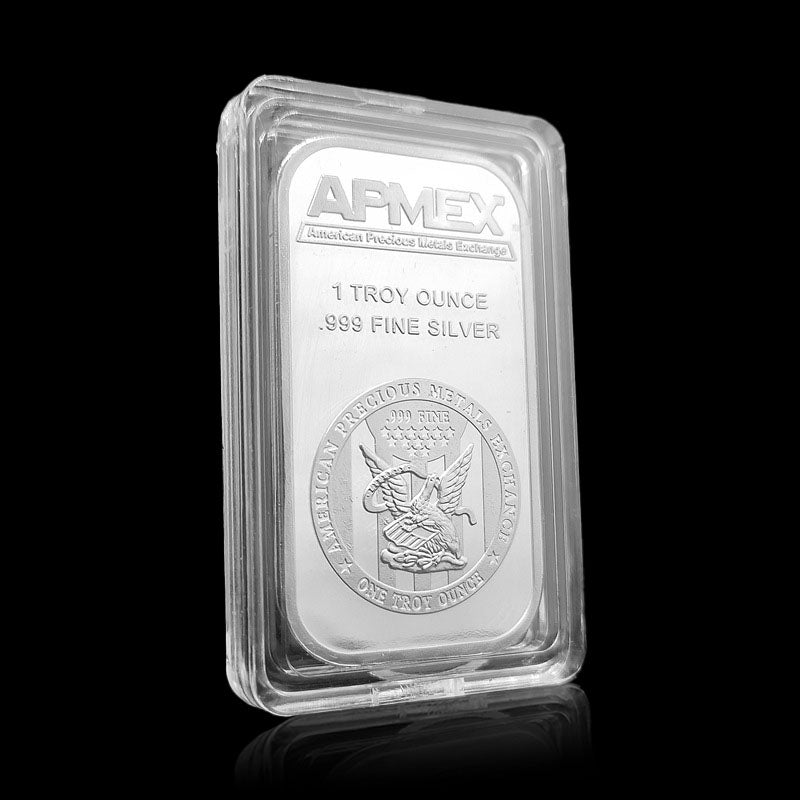 Last Day 60% OFF🔥🦅APMEX 1 oz .999 Fine Silver Bar – American Eagle Heritage for Collectors