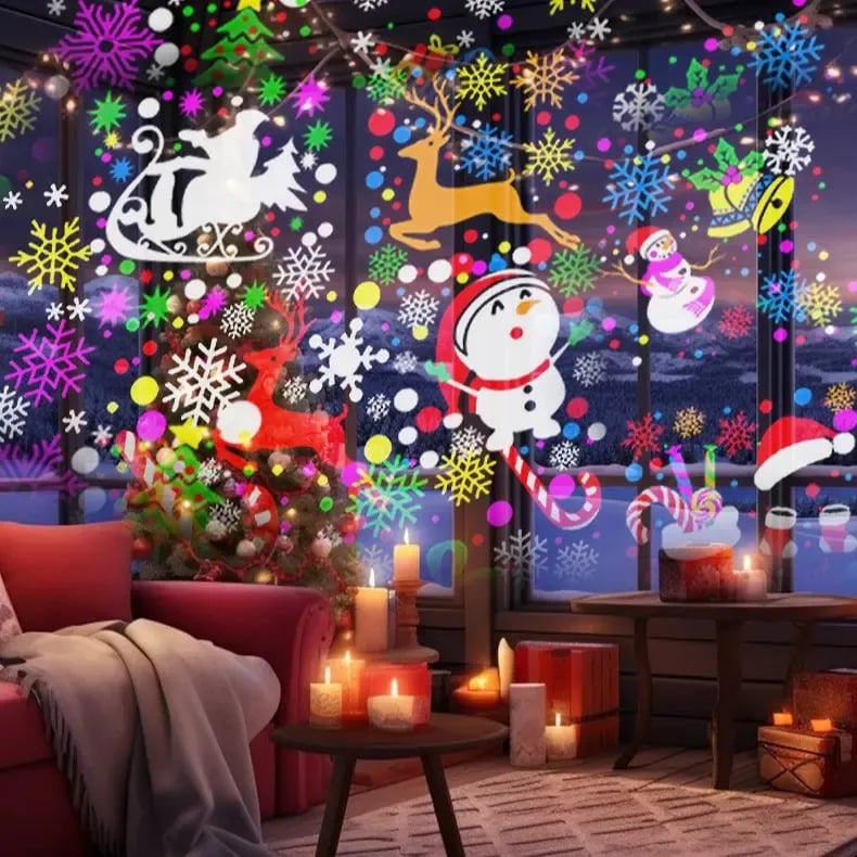 (🎄Early Christmas Sale 49%)🔌LED Christmas Projection Lamp