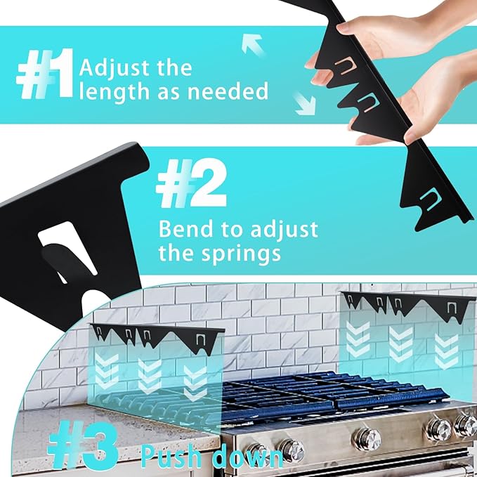🔥HOT SALE 49% OFF - 🎁Retractable Stainless Steel Stove Gap Covers