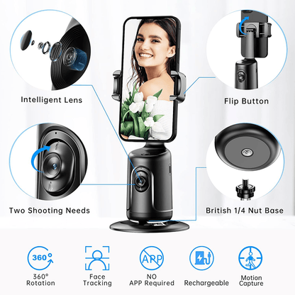 🔥Last Day Promotion 50% OFF🔥 - Smart AI Facial Recognition Phone Tripod🤳