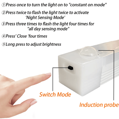 🔥Last Day 49% OFF - Punch-free Smart Sensor Magnetic Rechargeable LED Lights