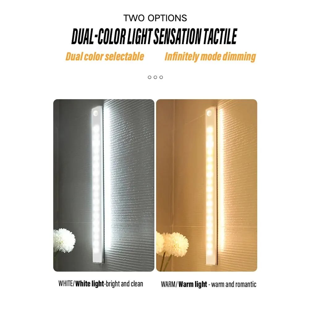 🔥Last Day 49% OFF - Punch-free Smart Sensor Magnetic Rechargeable LED Lights