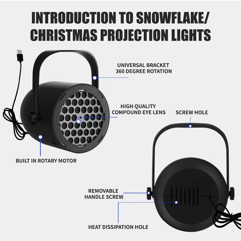 (🎄Early Christmas Sale 49%)🔌LED Christmas Projection Lamp