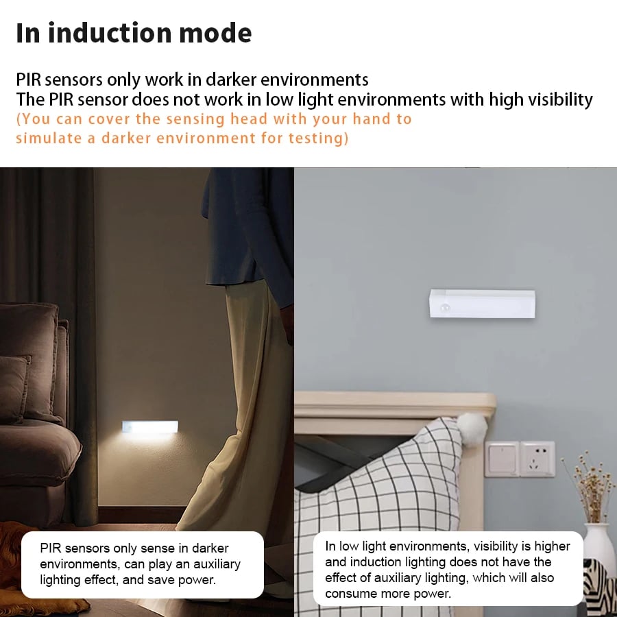 🔥Last Day 49% OFF - Punch-free Smart Sensor Magnetic Rechargeable LED Lights