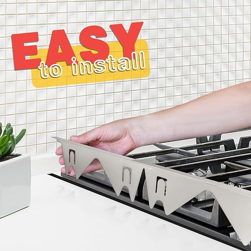🔥HOT SALE 49% OFF - 🎁Retractable Stainless Steel Stove Gap Covers