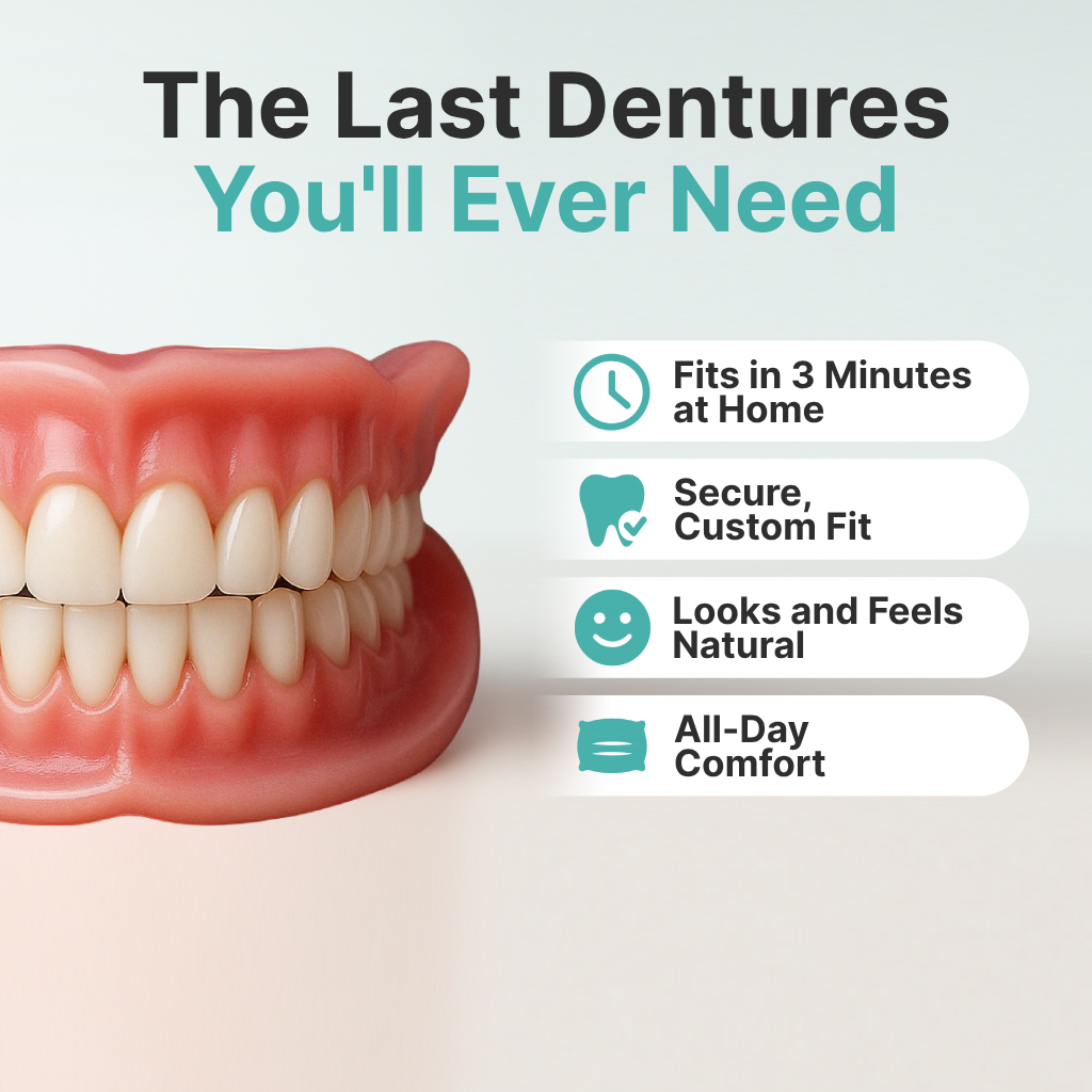 😁 Ends Today: 70% OFF! ⏰SEAGRIL® Medical Full Denture with Strong Suctiond🦷Obtain American Dental Association (ADA) Certification